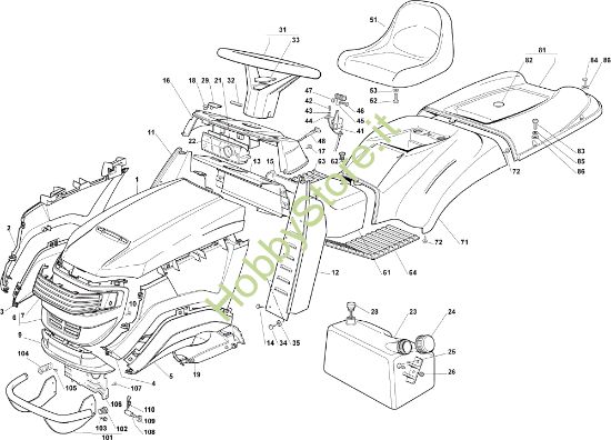Picture of Carrozzeria EF 102C/20H Cat.2006 Trattorino