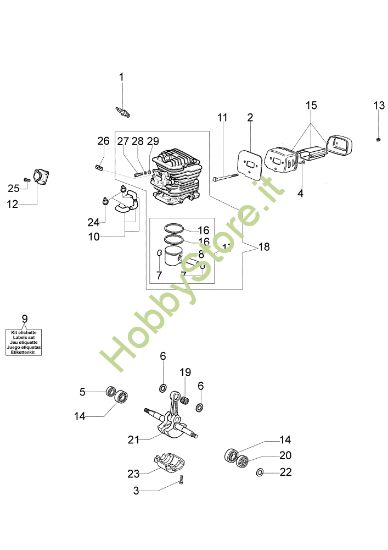Picture of Motore MT 4000 Motosega