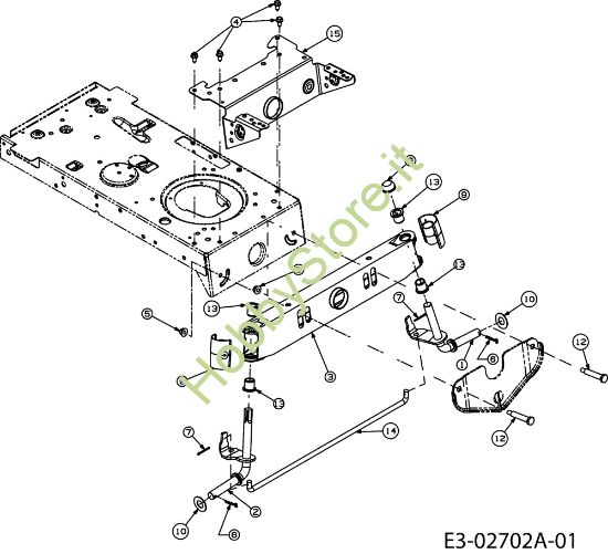 Picture of Assale anteriore (2/2) FORMULA 97/13,5 T Cat.2006 Trattorino