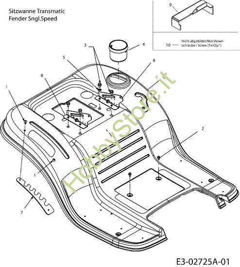 Picture of Carrozzeria posteriore FORMULA 97/13,5 T Cat.2006 Trattorino