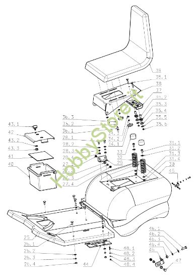 Picture of Cofano (1/2) EF 104J/20H Cat.2006-2007 Trattorino