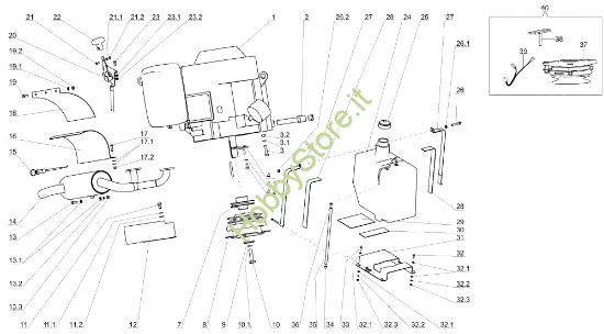 Picture of Motore TUAREG 92 Cat.2006-2007 Trattorino