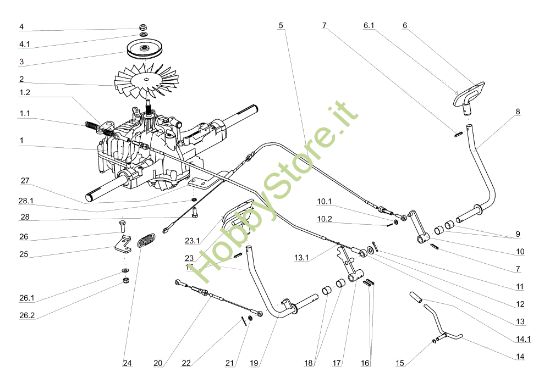 Picture of Trasmissione (1/2) TUAREG 92 Cat.2006-2007 Trattorino