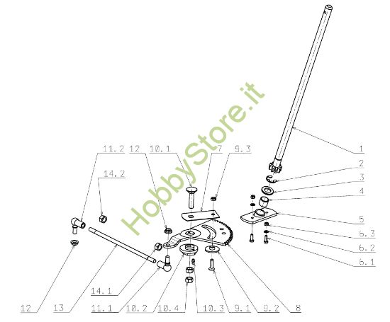 Picture of Sterzo EF 104J/17,5H Cat.2006-2007 Trattorino