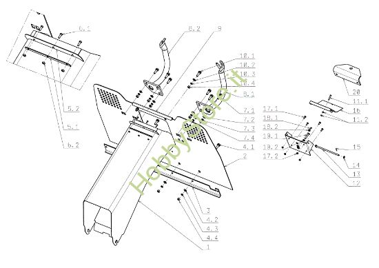 Picture of Raccoglierba EF 104J/17,5H Cat.2006-2007 Trattorino