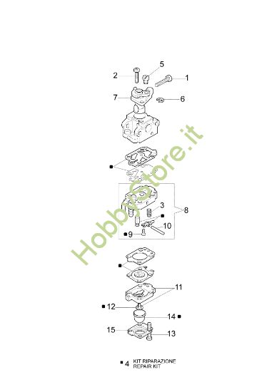 Picture of Carburatore WYL-205B STARK 25 IC Decespugliatore