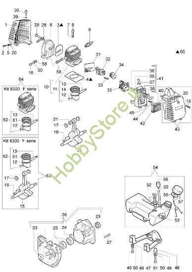Picture of Motore 8300 IC Decespugliatore