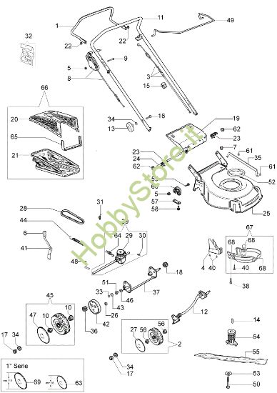 Picture of Esploso (Da giugno '07) LR 48 TBXM Rasaerba