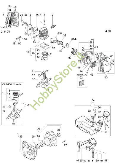 Picture of Motore 8400 IC Decespugliatore