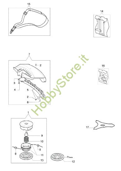 Picture of Accessori 8400 IC Decespugliatore