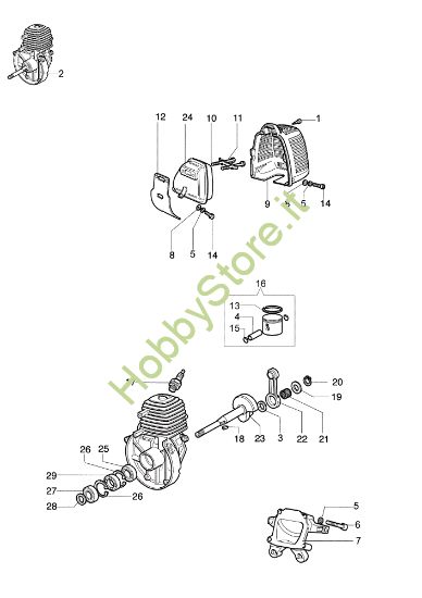 Picture of Motore STARK 25 D Decespugliatore