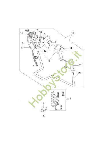 Picture of Manubrio DS 2600 4T Decespugliatore