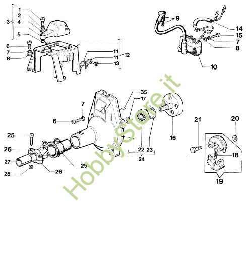 Picture of Gruppo frizione 8510 IC Decespugliatore