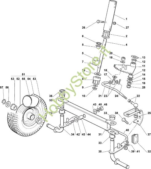 Picture of Sterzo EF 63C/6,5M Cat.2007 Trattorino