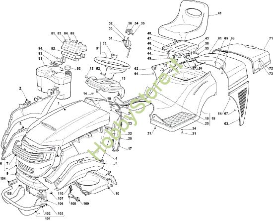 Picture of Carrozzeria EF 92C/13,5H Cat.2007 Trattorino