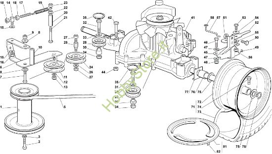 Picture of Trasmissione EF 92C/13,5H Cat.2007 Trattorino