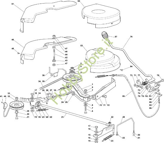 Picture of Piatto di taglio (1) EF 92C/13,5H Cat.2007 Trattorino