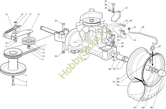 Picture of Trasmissione EF 72C/12,5H Cat.2007 Trattorino