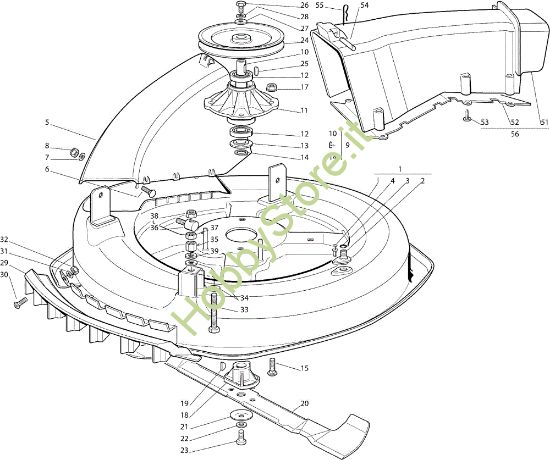 Picture of Piatto di taglio (2) EF 72C/12,5H Cat.2007 Trattorino
