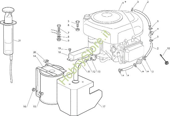Picture of Motore EF 72C/12,5M Cat.2007 Trattorino