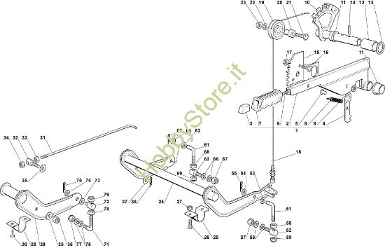 Picture of Sollevamento piatto di taglio EF 92C/13,5M Cat.2007 Trattorino