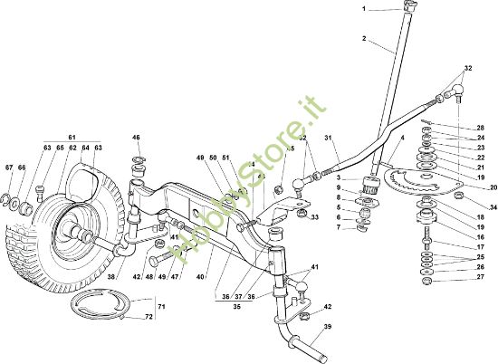 Picture of Sterzo EF 102C/17,5H Cat.2007 Trattorino