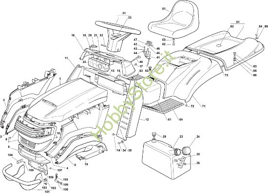 Picture of Carrozzeria EF 122C/22H Cat.2007 Trattorino