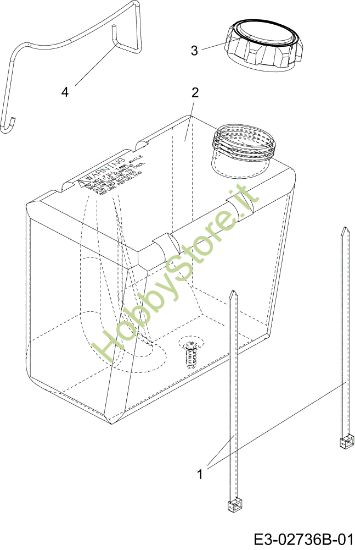 Picture of Serbatoio FORMULA 97/13,5 T Cat.2007 Trattorino
