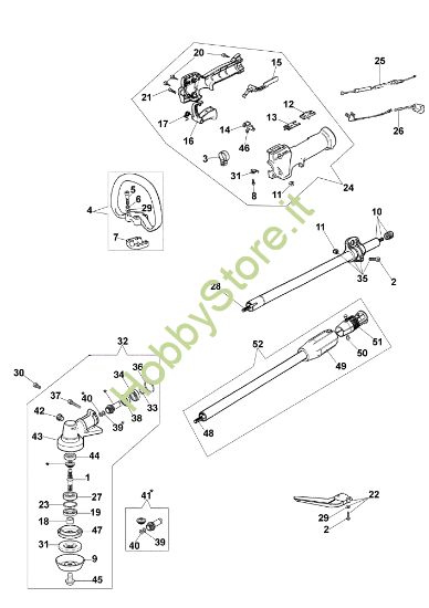Picture of Trasmissione 8250 IC D Decespugliatore