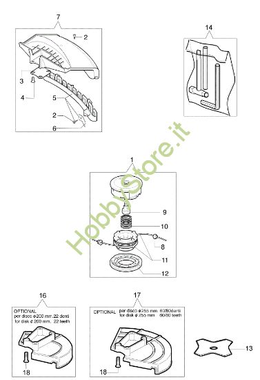 Picture of Accessori 8515 Decespugliatore