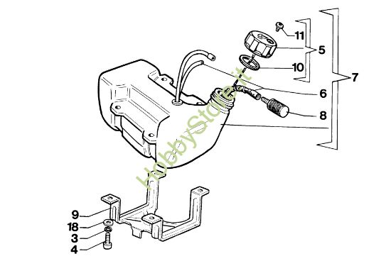 Picture of Serbatoio 8515 Decespugliatore