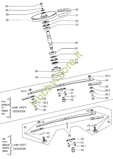 Picture of Piatto di taglio (2/2) TUAREG 92 4x4 Cat.2007 Trattorino