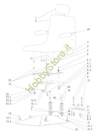 Picture of Sedile TUAREG 92 4x4 Cat.2007 Trattorino