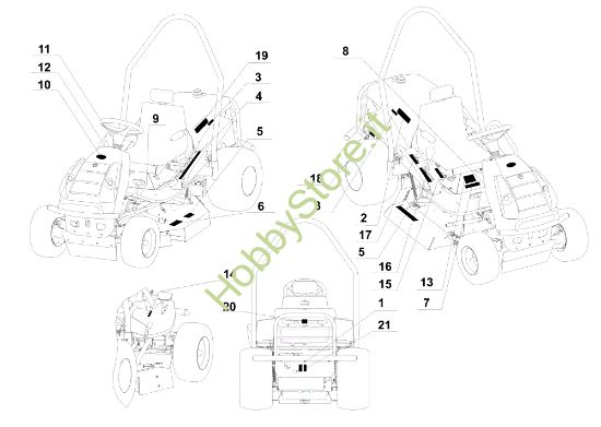 Picture of Etichette TUAREG 92 4x4 Cat.2007 Trattorino