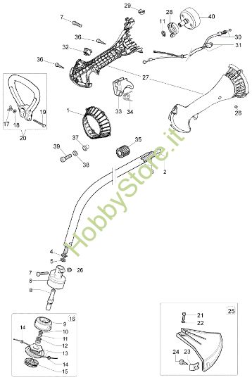 Picture of Trasmissione STARK 2500 TR (EURO 2) Decespugliatore