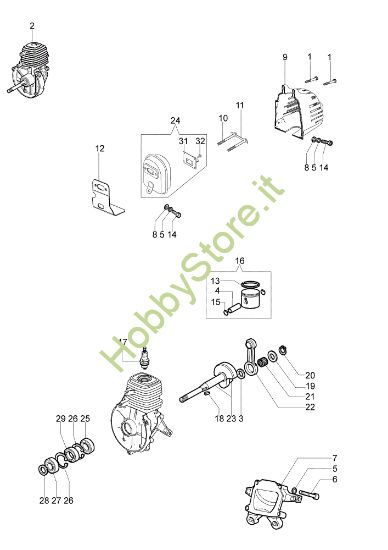 Picture of Motore STARK 2500 T (Euro 2) Decespugliatore