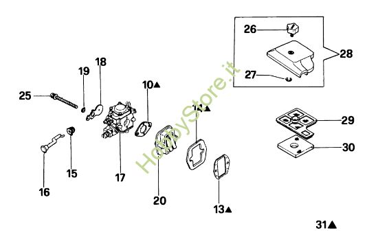 Picture of Filtro aria 131 Motosega