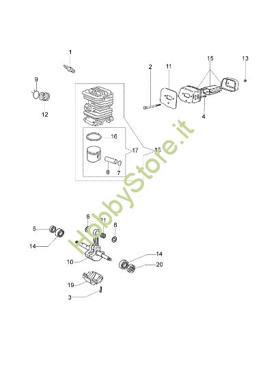 Picture of Motore 136 S Motosega