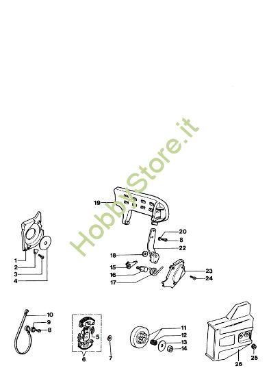 Picture of Gruppo frizione 134 Motosega