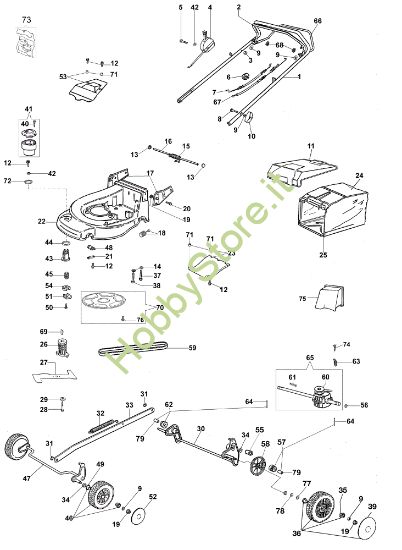 Picture of Esploso AR 48 TK (K50) Rasaerba