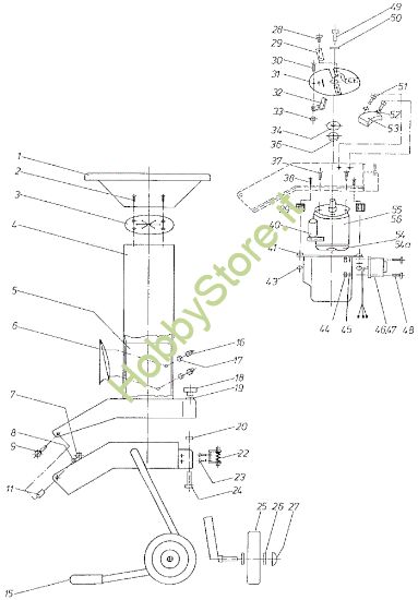Picture of Esploso BT 2100 E Biotrituratore
