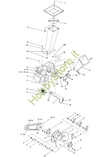 Picture of Esploso BT 5500 Biotrituratore