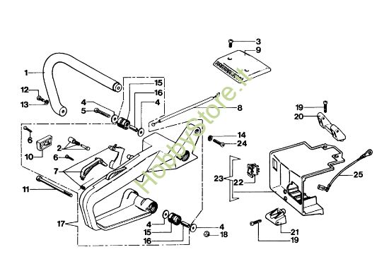 Picture of Impugnatura 135 Motosega