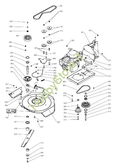 Picture of Piatto di taglio (fino a 2011) DR 52 VBR6 Sfalciatutto