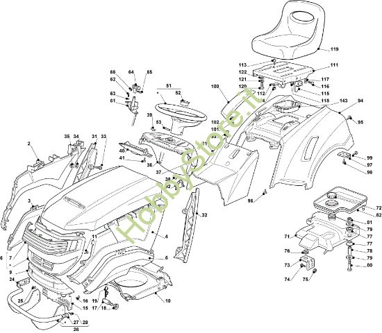 Picture of Carrozzeria EF 93C/13,5H Cat.2008 Trattorino