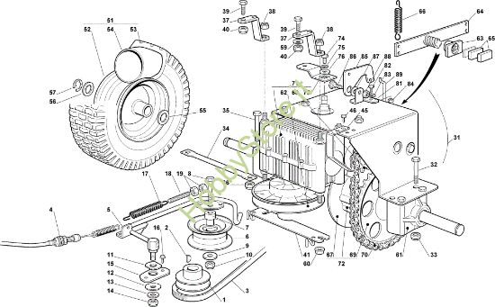 Picture of Trasmissione EF 63C/6,5M Cat.2008 Trattorino