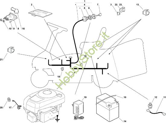 Picture of Parti elettriche EF 63C/6,5M Cat.2008 Trattorino