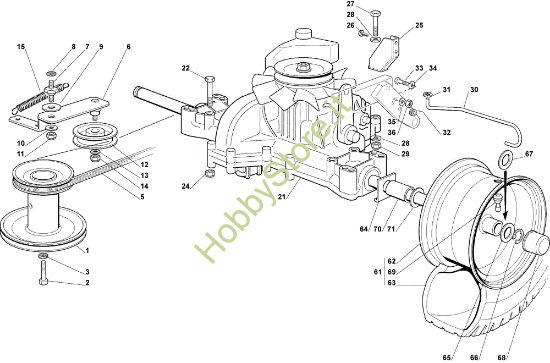 Picture of Trasmissione EF 72C/12,5H Cat.2008 Trattorino