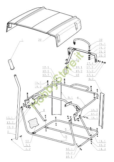 Picture of Sacco raccoglierba EF 105J/17,5H Cat.2008 Trattorino