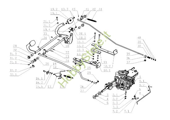 Picture of Trasmissione EF 105J/18H Cat.2008 Trattorino